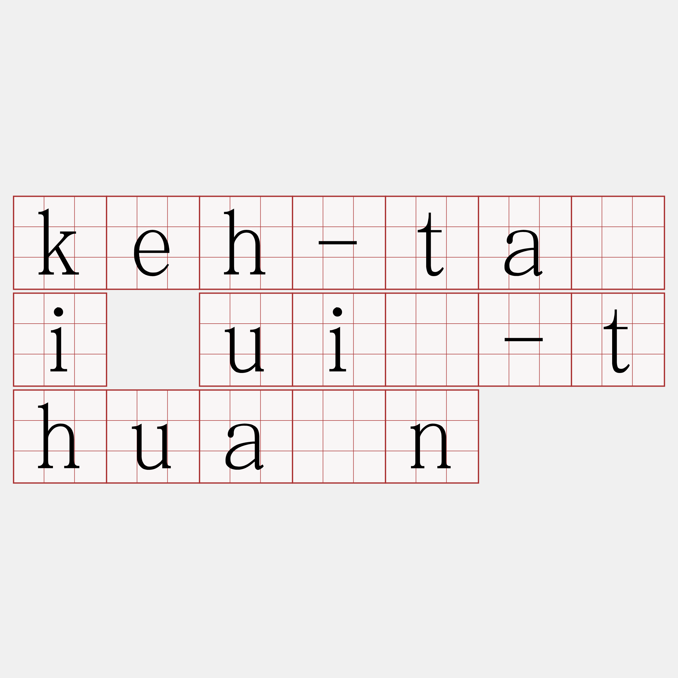 keh-tāi uî-thuân